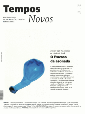 TEMPOS NOVOS N315. AGOSTO 2023