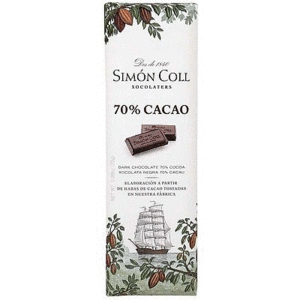 CHOCOLATINA 70% CACAO 25G SIMON COLL
