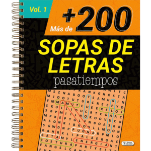 MAS DE 200 SOPAS DE LETRAS PASATIEMPOS VOL 1