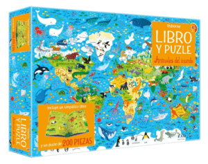 ANIMALES DEL MUNDO. LIBRO Y PUZZLE