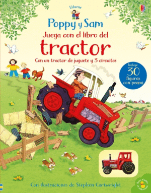 POPPY Y SAM JUEGA CON LIBRO DEL TRACTOR