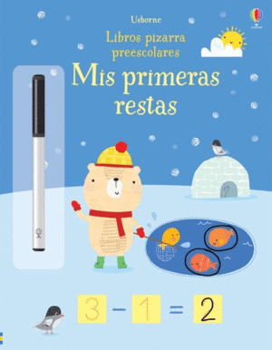 MIS PRIMERAS RESTAS. LIBROS PIZARRA PREESCOLARES