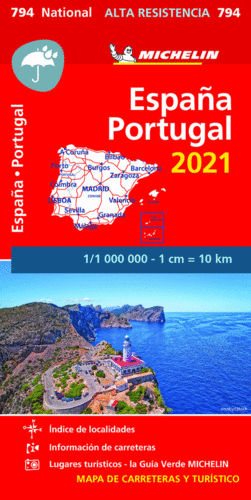 MAPA NACIONAL ESPAA - PORTUGAL ALTA RESISTENCIA 2021