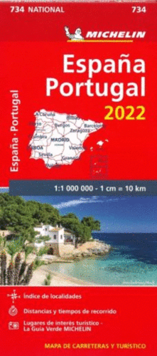MAPA NATIONAL ESPAA, PORTUGAL N 734 (2022)