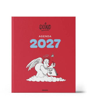 AGENDA 2027 QUINO ENCUADERNADA ROJA