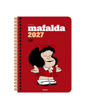 AGENDA 2027 MAFALDA ANILLADA ROJA