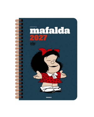 AGENDA 2027 MAFALDA ANILLADA AZUL