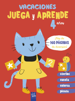 VACACIONES. JUEGA Y APRENDE. 4 AOS