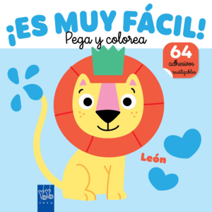 ES MUY FCIL! PEGA Y COLOREA. LEN