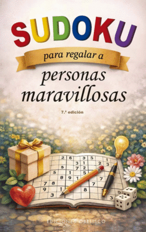 SUDOKU PARA REGALAR A PERSONAS MARAVILLOSAS