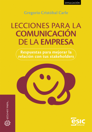 LECCIONES PARA LA COMUNICACI�N DE LA EMPRESA
