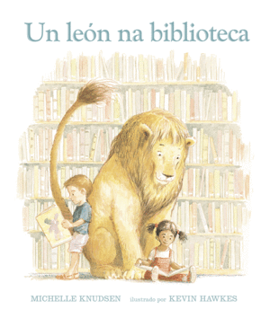 UN LEON NA BIBLIOTECA