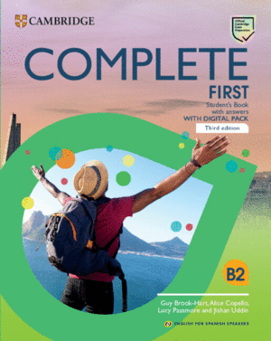 COMPLETE FIRST STUDENTS BOOK WITH ANSWERS ENGLISH FOR SPANISH SPEAKERS