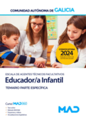 EDUCADOR/A INFANTIL DE LA ESCALA DE AGENTES TECNICOS FACULTATIVOS DE LA COMUNIDA