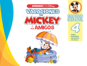 CUADERNO VACACIONES MICKEY 4 AOS