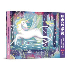 UNICORNIO.100 PIEZAS. CON PUZZLE. EDIC. ILUSTRADO (ESPAOL)