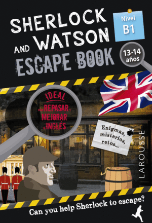 SHERLOCK & WATSON. ESCAPE BOOK PARA REPASAR INGLES. 13-14 AOS