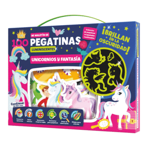 MALETIN 100 PEGATINAS LUMINESCENTES - FANTASIA