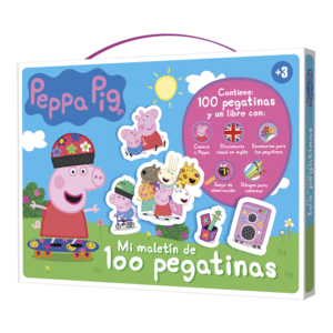 MALETIN 100 PEGATINAS PEPPA PIG