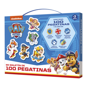 MALETIN 100 PEGATINAS PATRULLA CANINA