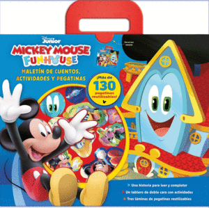 MICKEY MOUSE FUNHOUSE. MALETIN DE CUENTOS, ACTIVIDADES Y PEGATINAS