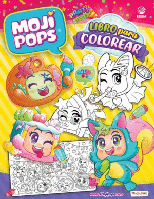 MOJI POPS LIBRO COLOREAR