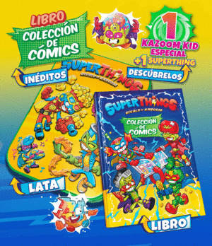 LIBRO COLECCIONISTA COMICS SUPERTHINGS - NEON POWER & BEYOND - LATA