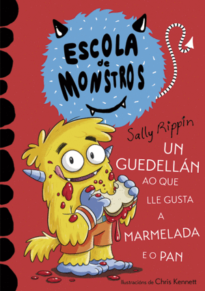 UN GUEDELLAN AO QUE LLE GUSTA A MARMELADA E O PAN