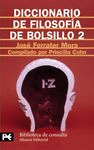 DICCIONARIO DE FILOSOFÍA DE BOLSILLO, 2