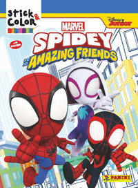 86.SPIDERMAN AND FRIENDS.(STICK & COLOR)