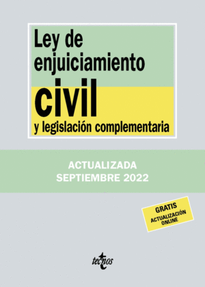 LEY DE ENJUICIAMIENTO CIVIL Y LEGISLACION COMPLEMENTARIA, 26ED.
