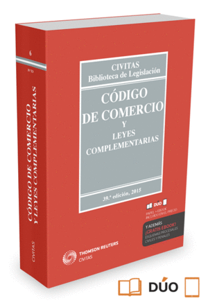 CÓDIGO DE COMERCIO Y LEYES COMPLEMENTARIAS (PAPEL + E-BOOK)
