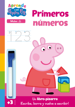 PEPPA PIG LIBRO-PIZARRA. PRIMEROS NMEROS