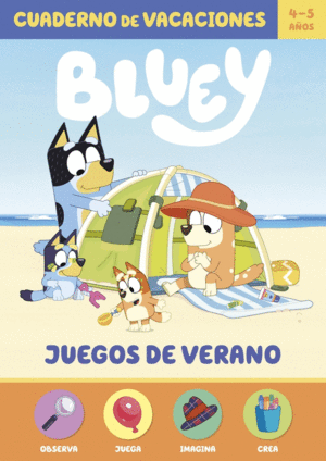 JUEGOS DE VERANO:CUADERNO DE VACACIONES BLUEY