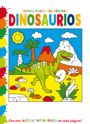 PINTURA MAGICA CON NMEROS: DINOSAURIOS