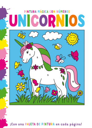 PINTURA MAGICA CON NMEROS: UNICORNIOS