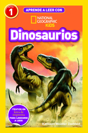 APRENDE A LEER CON NATIONAL GEOGRAPHIC (NIVEL 1) - DINOSAURIOS