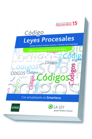 CODIGO DE LEYES PROCESALES 2015, 1ª EDICIÓN NOVIEM