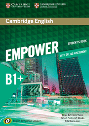 CAMBRIDGE ENGLISH EMPOWER INTERMEDIATE B1+ STUDENT + ONLINE ASSESMENT ED.ESPAÑOL