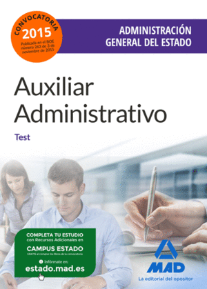 TEST AUXILIAR ADMINISTRATIVO DE LA ADMINISTRACION GENERAL DEL ESTADO