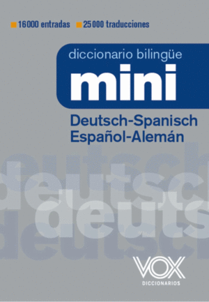 DICCIONARIO MINI DEUTSCH-SPANISCH / ESPAOL-ALEMAN