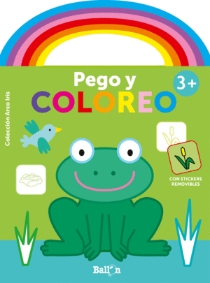 ARCO IRIS - PEGO Y COLOREO +3 RANA