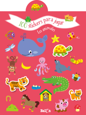 100 STICKERS PARA JUGAR - LOS ANIMALES