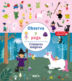 OBSERVA Y PEGA - CRIATURAS MAGICAS
