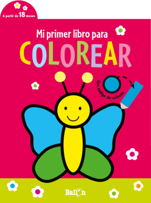 MI PRIMER LIBRO PARA COLOREAR- MARIPOSA