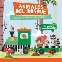 ANIMALES DEL BOSQUE. TREN ROMPECABEZAS