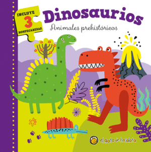 DINOSAURIOS: ANIMALES PREHISTRICOS (LIBRO+3 PUZZLE)