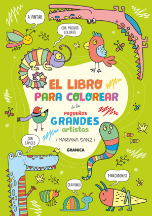 LIBRO PARA COLOREAR DE LOS PEQUEOS GRANDES ARTISTAS