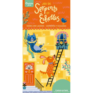 JUEGO SERPIENTES Y ESCALERAS. AUZOU