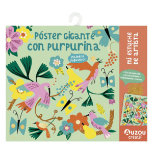 ESTUCHE DE ARTISTA. P�STER GIGANTE CON PURPURINA. AUZOU
